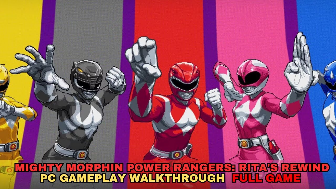 Mighty Morphin Power Rangers: Rita's Rewind | Full Game PC Gameplay ...