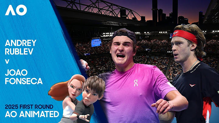 LIVE | Andrey Rublev v Joao Fonseca | AO Animated | Australian Open 2025