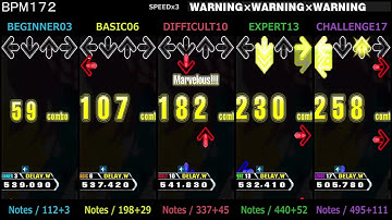 DDR / WARNING×WARNING×WARNING - SINGLE (DanceDanceRevolution A3)