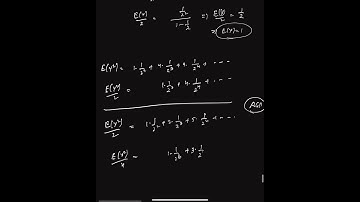 Expectation & Variance of a r.v Y with Geometric-like Distribution| UPSC ISS 2024 Paper-1 Problem-35