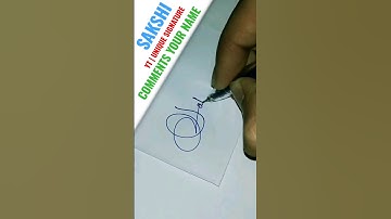 Sakshi name signature style | name signature style | english signature | #shorts #shortvideo #viral