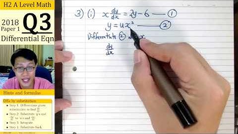 2018 A Level H2 Math Paper 1 Question 3 Solution