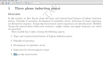 Three Phase Induction Motor Lec 1 comp1