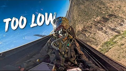 Inside the F-35 Cockpit: Extreme Low-Level Valley Maneuvers (GoPro POV)