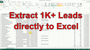 How to Extract Google Map data to excel automatically (Best web scraping technique)