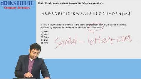 CSEET ALPHA NUMERIC PUZZLE