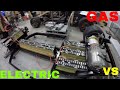 DIY ELECTRIC Super Car (Electric Lamborghini style ) Build VS GAS