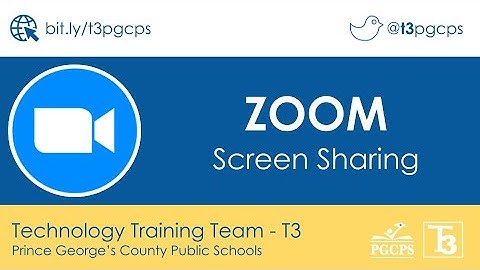 PGCPS ZOOM | Screen Sharing