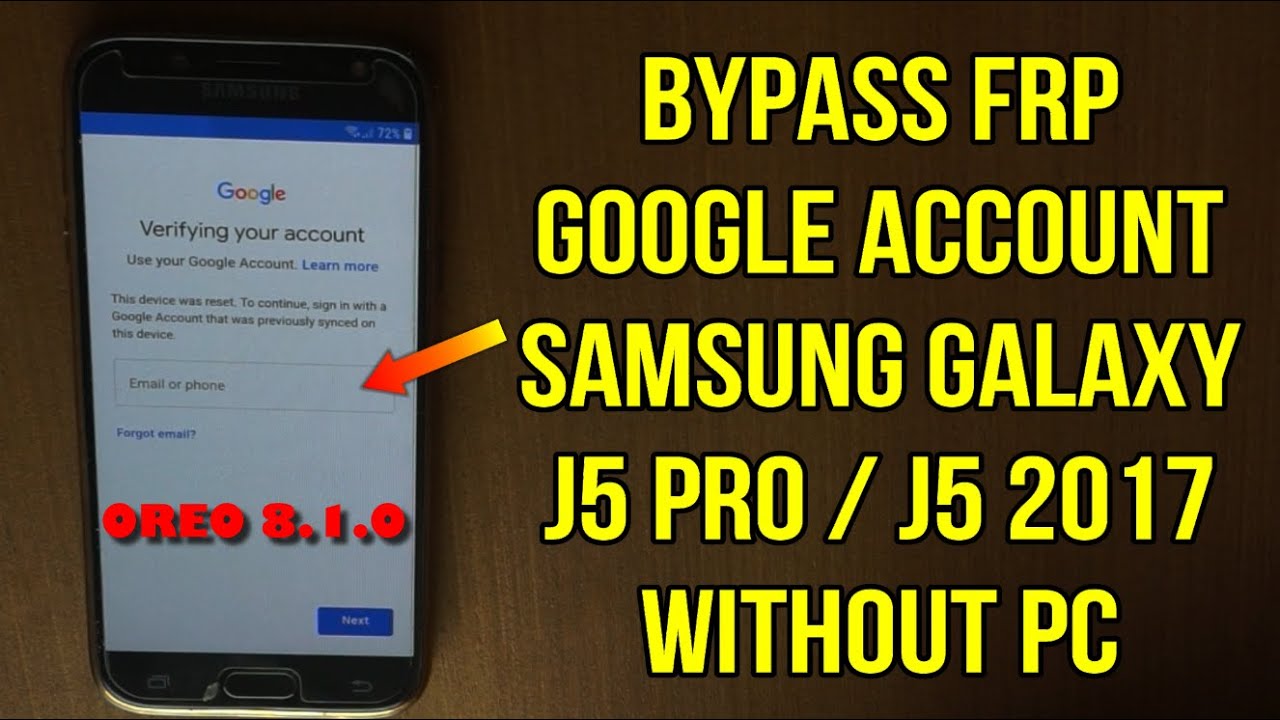 Samsung J5 Pro How To Bypass Frp Google Account Without Pc J5 17