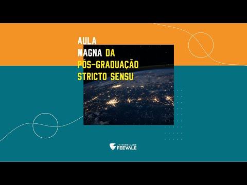 Aula magna da Pós-graduação Stricto Sensu da Universidade Feevale.