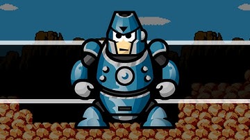 Megaman 3 [NES] HARDMAN [HD] - Full Stage Walkthrough HD