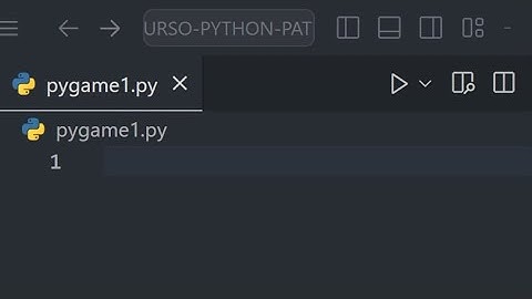 Día 1 - VIDEOJUEGO con PYTHON ( pygame )