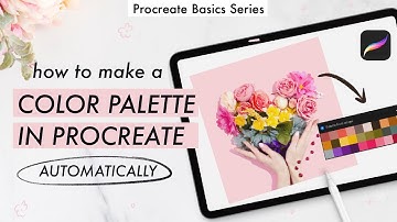 HOW TO MAKE A COLOR PALETTE FROM A PHOTO IN PROCREATE (quick + simple!)