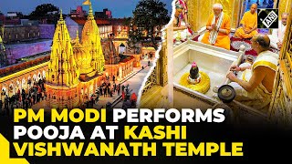 UP: PM Modi offers prayers at Kashi Vishwanath Temple following BJP’s roadshow in Varanasi