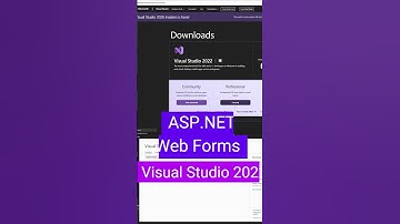 ASP.NET Web Forms - Visual Studio 2022 #visualstudio