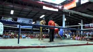First Muay Thai Fight - Udon Thani, Lu Kao Niow Gym