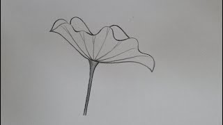 How to draw very easy lotus leaf drawing step by step//Foliage //Vel's Art Classes....