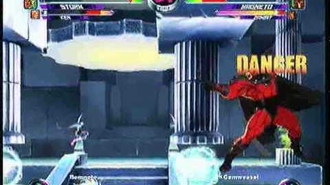 MvC2 Online (360): Brett (Storm/Ken/Cyke) vs Gamweasel (Guile/Mag/Gam) 13 .:12.28.09:.