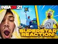 I HIT SUPERSTAR 1 IN NBA 2K21!! BEST BUILD AND JUMPSHOT IN NBA 2K21 - NBA 2K21 SUPERSTAR REACTION