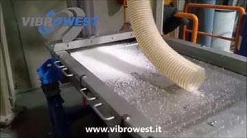 Rectangular Screener mod. VR - Plastic granules screening - Vibrowest