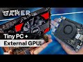 Adding a GPU to the new Lattepanda Alpha mini PC! (2019 model - RX 550 GPU m.2)