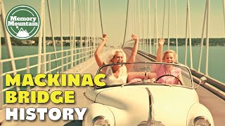 History of the Mackinac Bridge, Michigan - Looking Back Over the Landscape of Americana