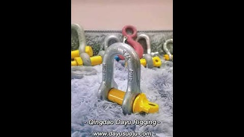 Different Types of Shackles, Chain and Screw Pin vs. Bolt Type,GRADE S D SHACKLES WITH SCREW PINS