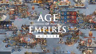 DESOLATE DESERT WAR FLAG ROAD TO GATE K195 VS K071 | AGE OF EMPIRES MOBILE screenshot 3