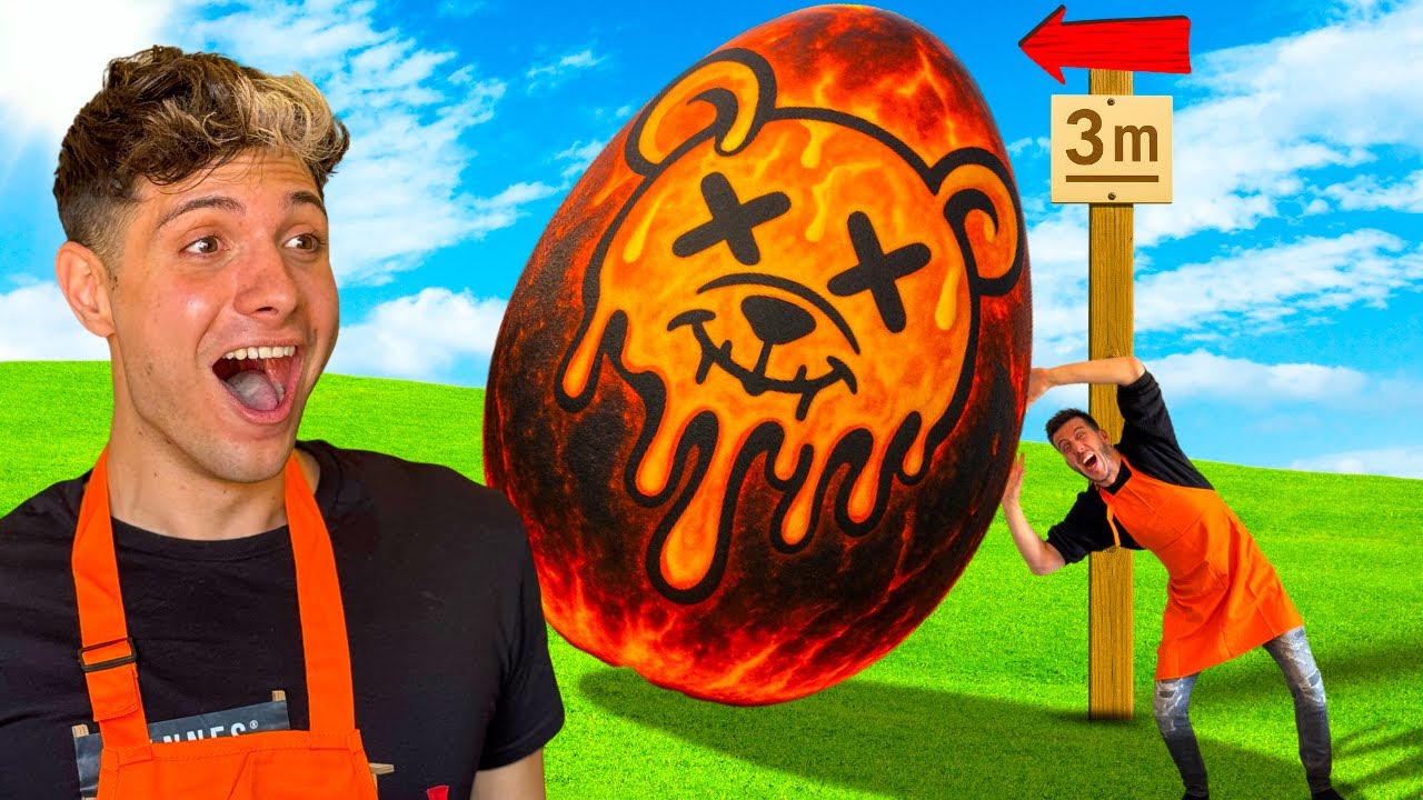 БОЯДИСВАМЕ ГИГАНТСКО ЯЙЦЕ ЛАВА БЕЪР | МОМИЧЕТА срещу МОМЧЕТА