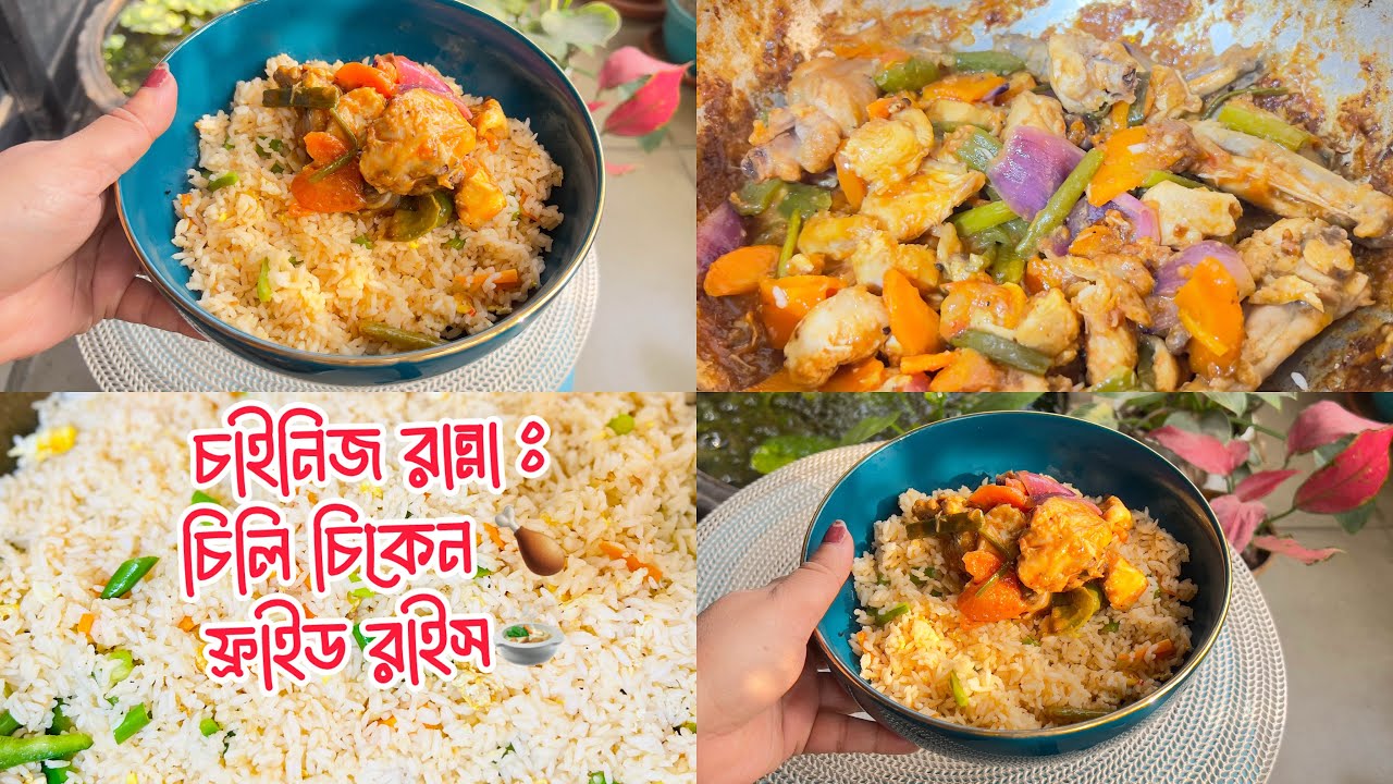 রেস্টুরেন্ট এর চেয়েও বেশি স্বাদের চাইনীজ রেসিপি || Fried Rice | Chicken Curry ||