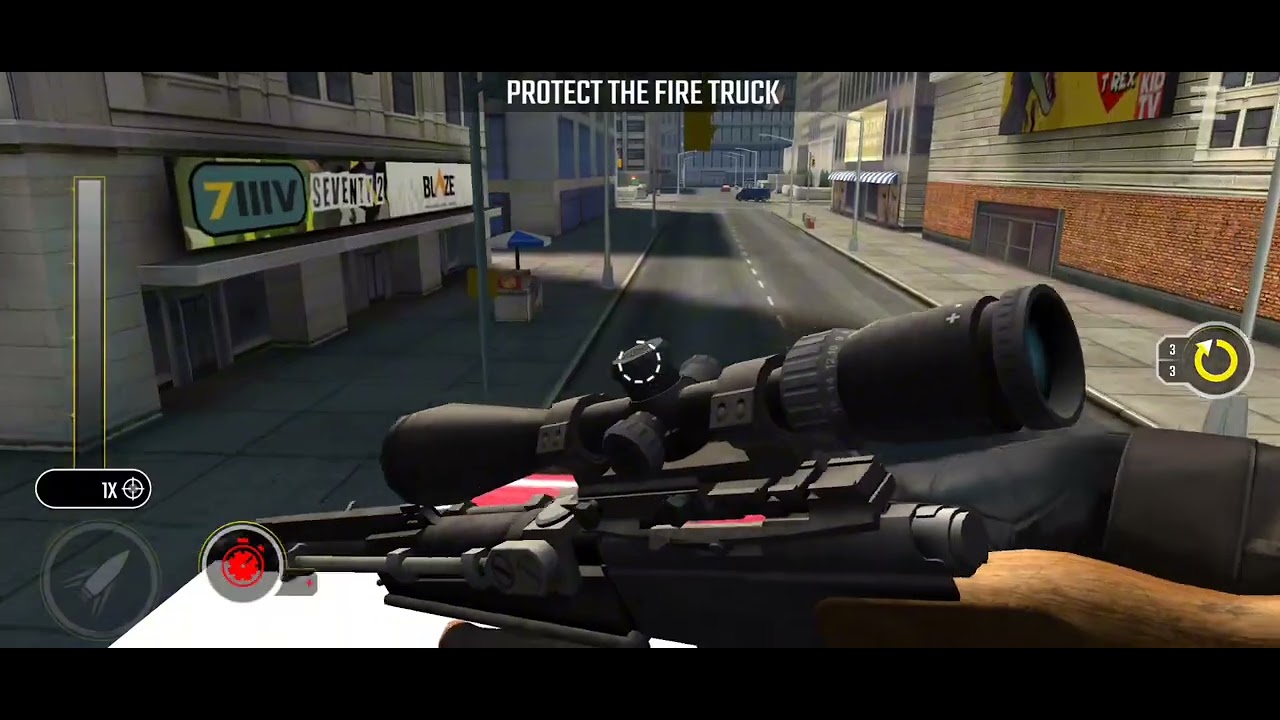 Pure Sniper Z24 Mission 15 Firecracker Protect The Fire Truck