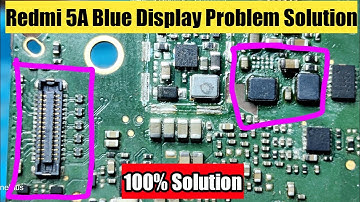 Redmi 5A Display Blue Light Solution | Blue Display Problem Solution ||