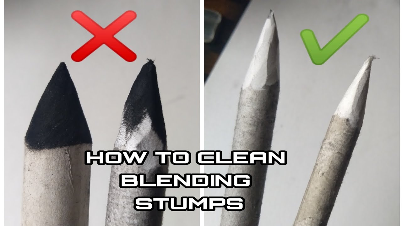 How To Use A Blending Stump Properly (And How To Clean Them) 