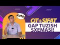 GAP TUZILISH SXEMASI! || OT va SIFAT ||BEHATO GAP TUZING!