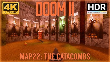 DOOM II Ray Traced MAP22: The Catacombs 4K HDR - Ultra-Violence 100% - RTX 4090