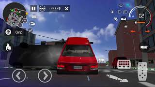 Red Car Driving Simulator - Escape From Cops and Taxi Drive  - Android Gameplay screenshot 1