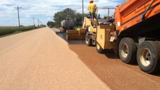 Brush chip seal