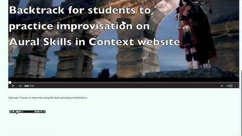 Aural Skills in Context Video
