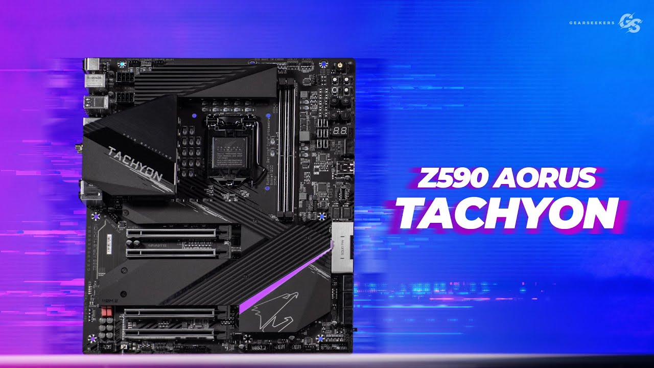 濃いピンク系統 GIGABYTE Z590 AORUS TACHYON Rev.1.0 マザーボード