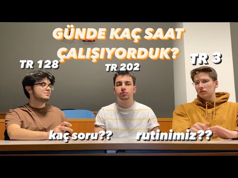 YKS SENESİNDE BİR GÜNÜMÜZ! | GÜNLÜK RUTİNİMİZ | KOÇ ÜNİVERSİTESİ | #yks #tyt #ayt