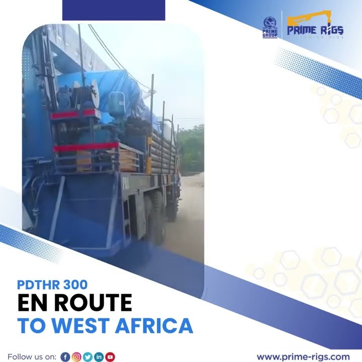 PDTHR 300 Truck Mounted Water Well Drilling Rig | West Africa Dispatch ...