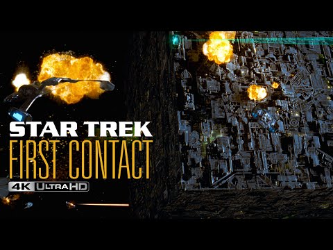 Star Trek: First Contact - Starfleet Vs The Borg Cube 4K Uhd | High-Def Digest