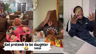 Dad pretends to be daughter 😂 //Tiktok compilations