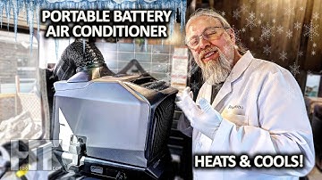 BEST PORTABLE 12v-48v A/C! "EcoFlow Wave 3" 6100 BTU Battery Air Conditioner Heater