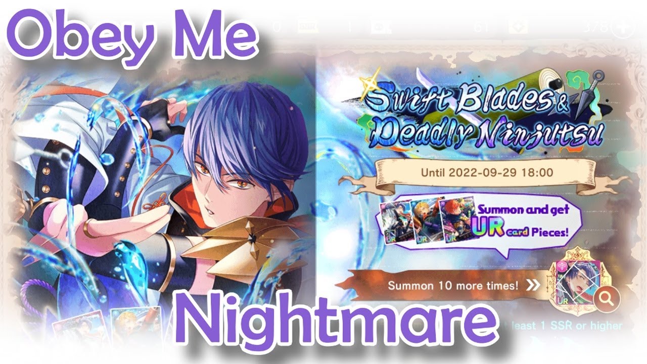 Swift Blades and Deadly Ninjutsu Nightmare - Obey Me