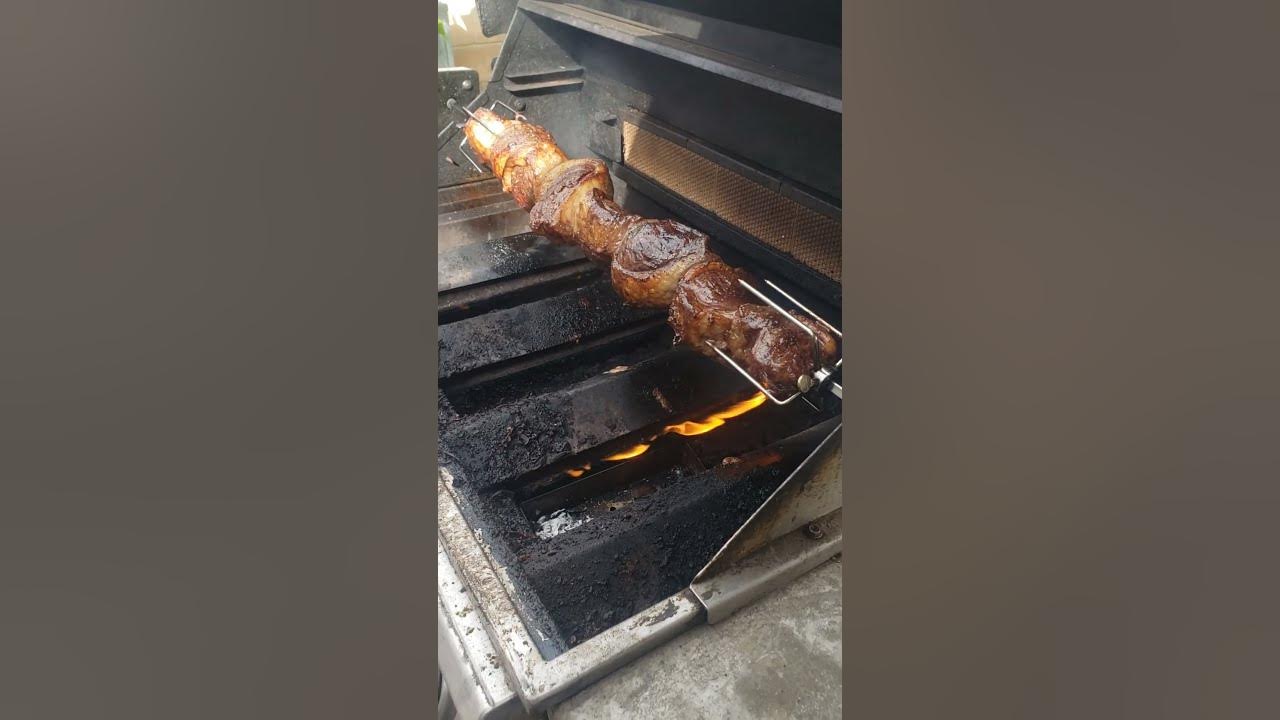 picana steak on propane grill. YouTube
