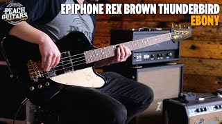 Epiphone Artist Collection | Rex Brown Thunderbird - Ebony