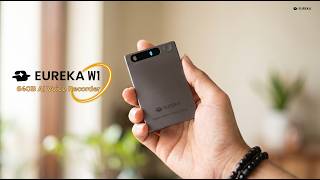 Eureka W1 AI Voice Recorder Review — 64GB, 30HR Battery, Full Specs! #Eureka #EurekaMindW1 