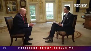 Super Bowl interview Tom Llamas exclusive with President Trump