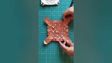 Learn how to fold this Origami Tesselation | Tutorial | DIY